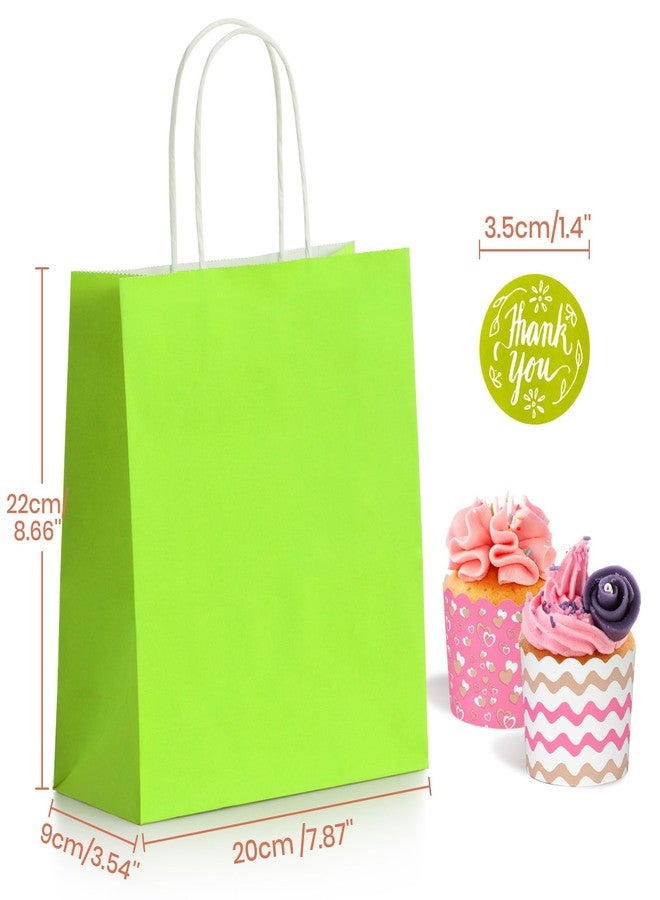 Parmedu Small Paper Gift Bags with Handles - 30 Pack 8.7"x3.5"x7.9" Colorful Party Favor Bags Bulk, Gift Bags for Christmas, Birthdays, Weddings, Festivals, and Parties (6 Colors) - Image 2